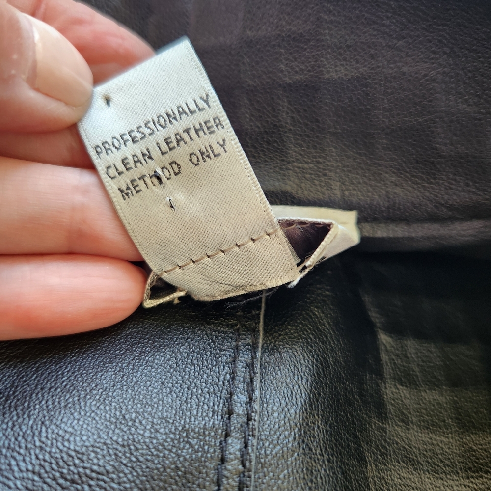 Chicos Reversible Leather Jacket Blazer Animal Pr… - image 7